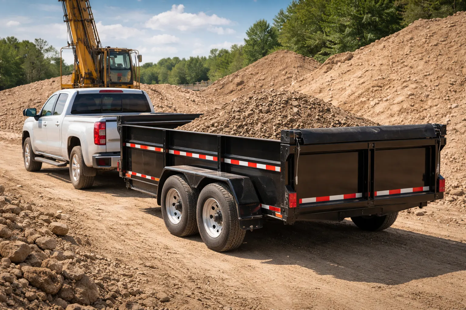 Dump trailer rentals