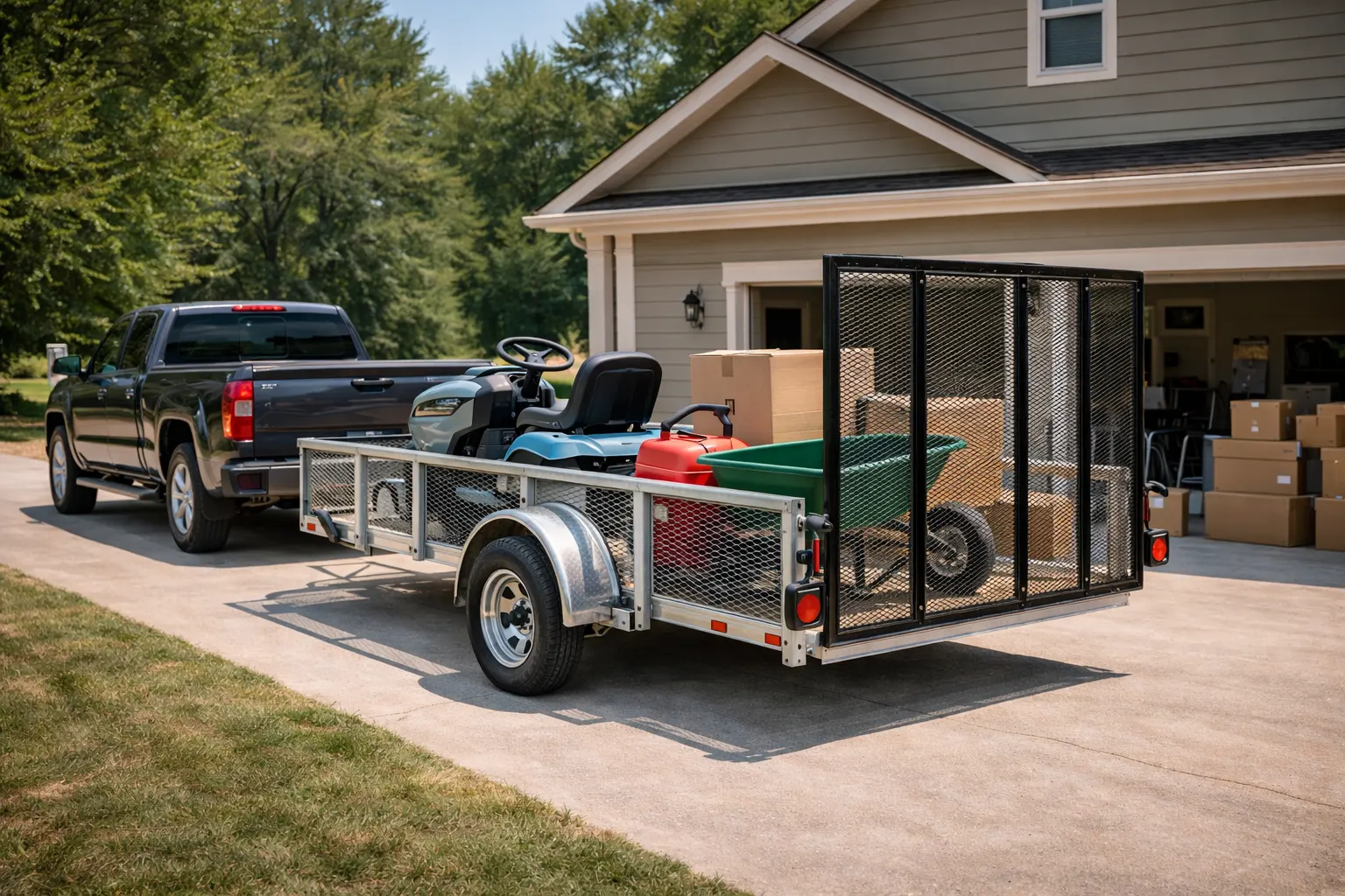 Utility trailer rentals